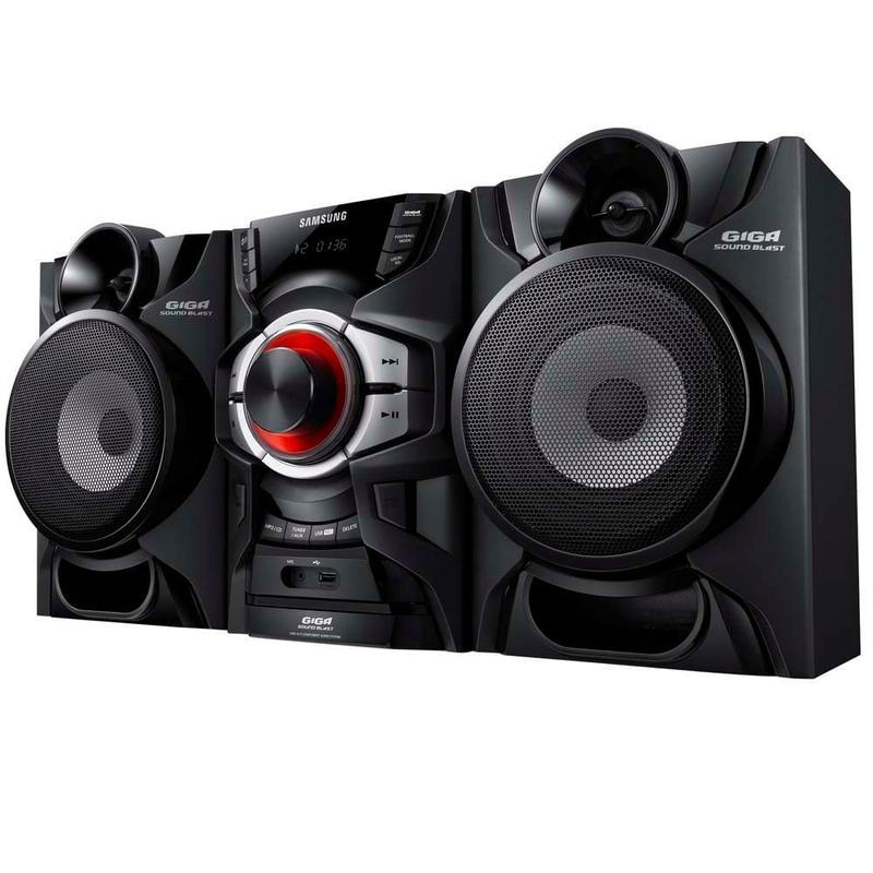Mini System Giga Sound Blast Samsung MX-F630/ZD com MP3 / Karaokê